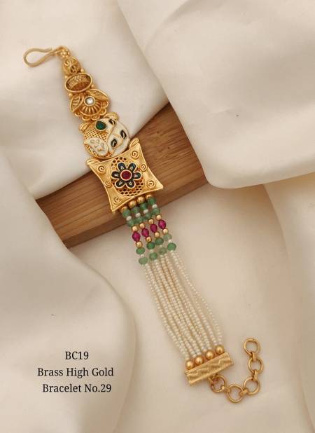 BC16 Designer Brass High Gold Bracelets Wholesale Price In Surat
