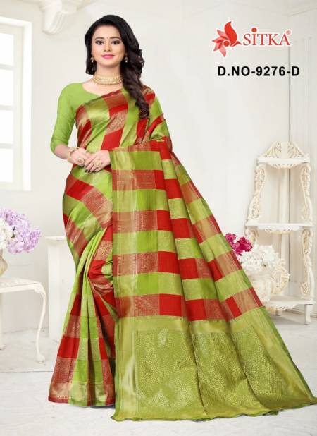 Bhagyalaxmi 9276 Handloom Latest Fancy Designer Casual Wear Cotton Silk Saree Collection
