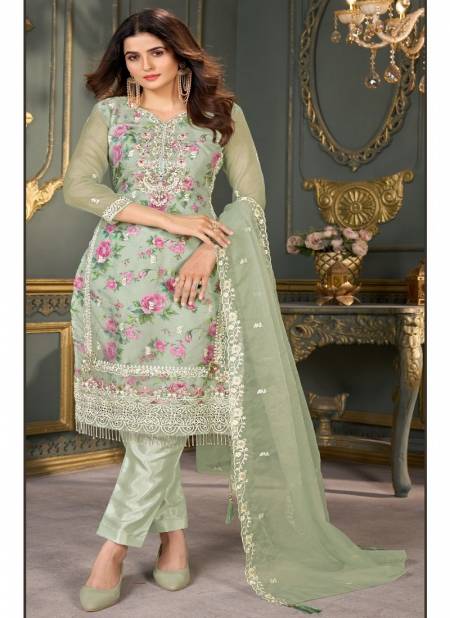 Bilqis B 53 A TO D Organza Embroidery Pakistani Suits Wholesale Market In surat

