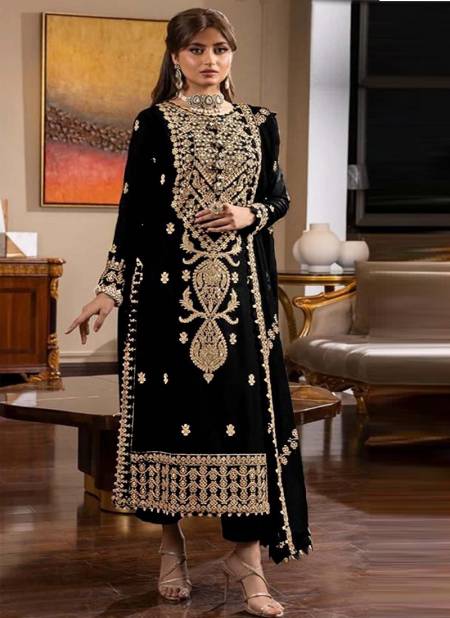 Bilqis B 82 A To D Velvet Embroidery Pakistani Suits Wholesale Market In Surat
