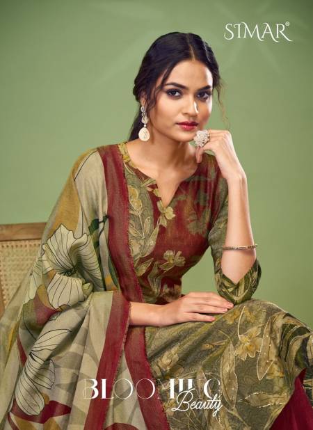 Blooming By Glossy Silk Tissue Printed Suits Wholesale Shop In Surat