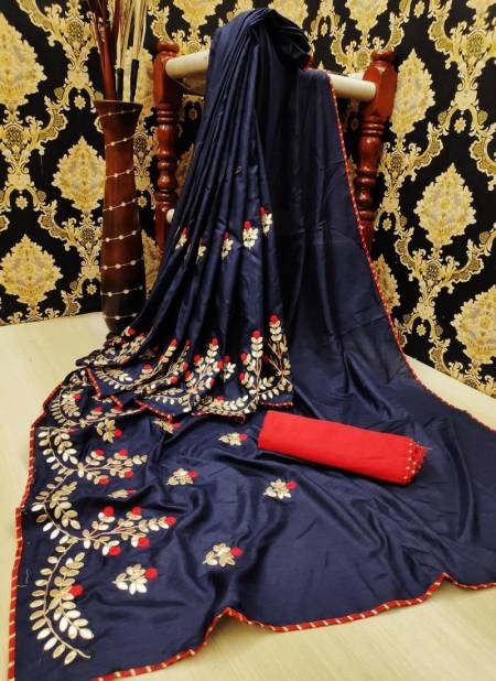 Bt 2 Doia Gota Patti Silk Latest Designer Wedding Wear silk Saree Collection
