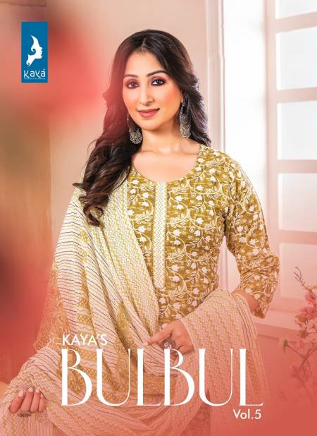 Bulbul Vol 5 By Kaya Rayon Printed Kurti With Bottom Wholesale Market In Surat
