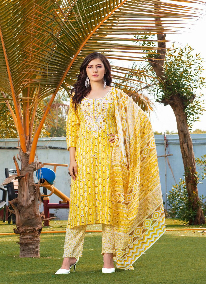 Chahek By Bonie 101 To 106 Readymade Salwar Suits Catalog
