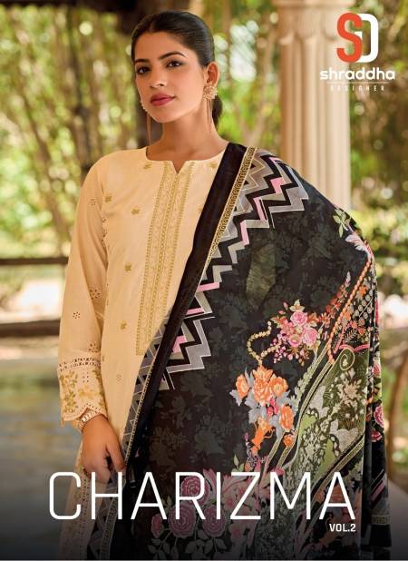 Charizma 2 By Shraddha Embroidery Cotton Pakistani Suits Wholesale Price In Surat
