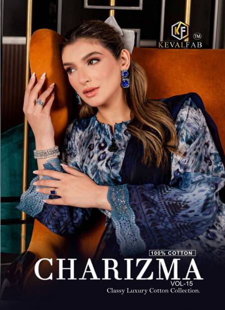 Charizma Vol 15 By Keval Printed Cotton Pakistani Dress Material Orders In India
