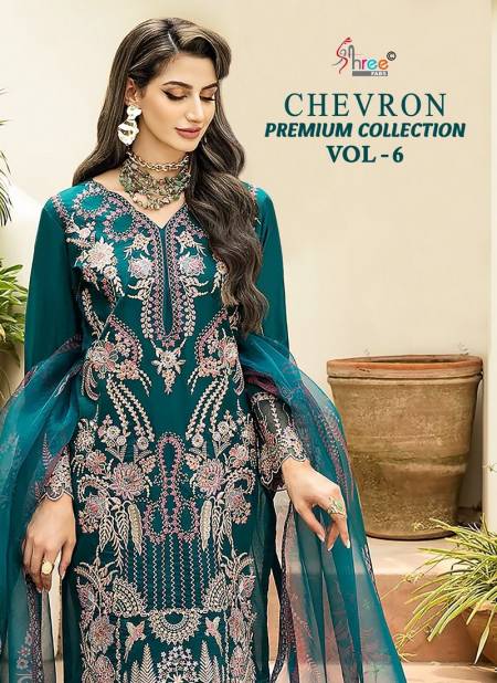 Chevron Premium Collection Vol 6 By Shree Wholesale Pakistani Suits Manufacturers
