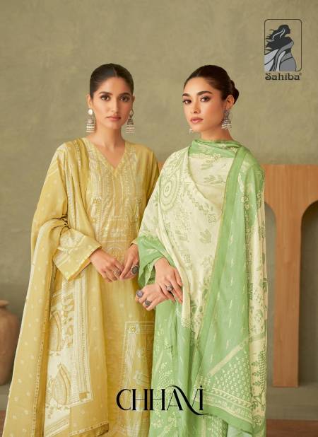 Chhavi By Sahiba Digital Printed lawn Cotton Dress Material Wholesale Market In Surat