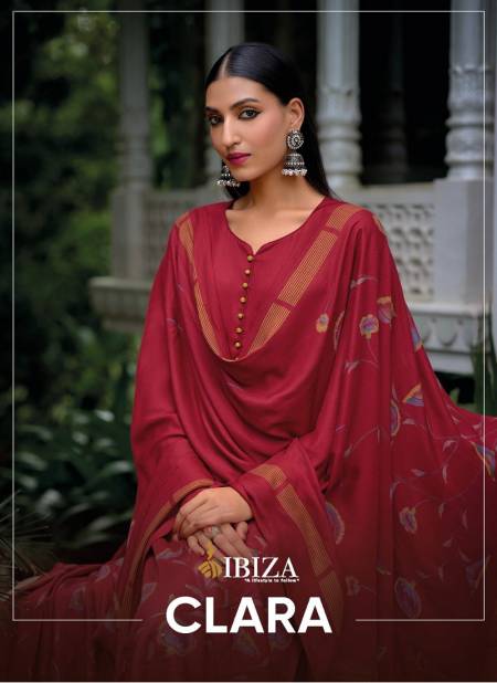 Clara By Ibiza Viscose Pashmina Digital Printed Dress Material Wholesale Shop In Surat