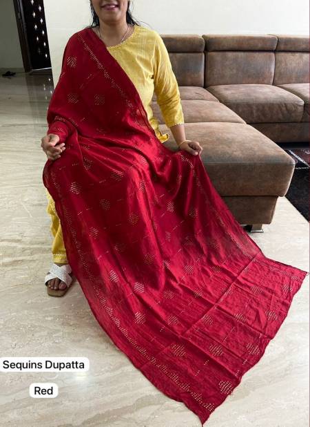 Designer Sequins Heavy Chanderi Dupatta Wholesale Shop In Surat
