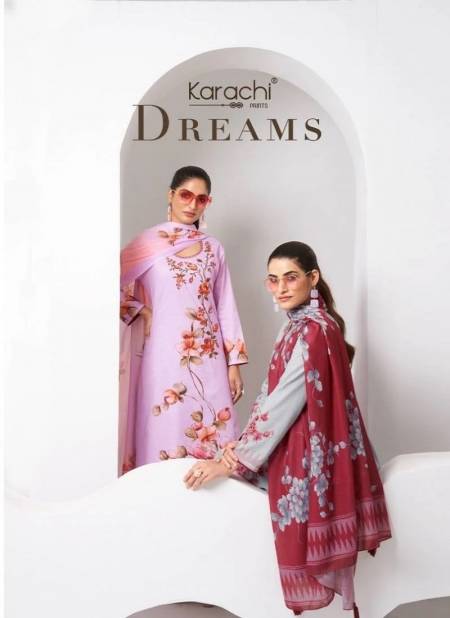 Dreams Kesar Digital Printed Cambric Cotton Dress Material Suppliers In Mumbai
