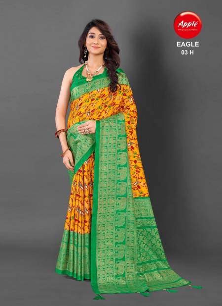 Eagle 03 By Apple Designer Cotton Blend Printed Sarees Wholesale Clothing Suppliers In India
