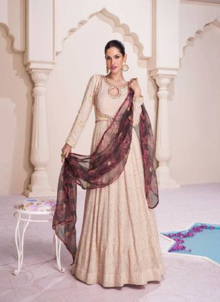 Farida By Sayuri Heavy Georgette Wedding Wear Gown With Dupatta Wholesale Price In Surat


