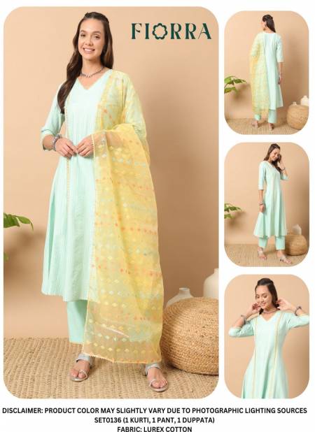 Fiorra SET0136 Summer Special Printed Cotton Readymade Suits Wholesalers In Delhi
