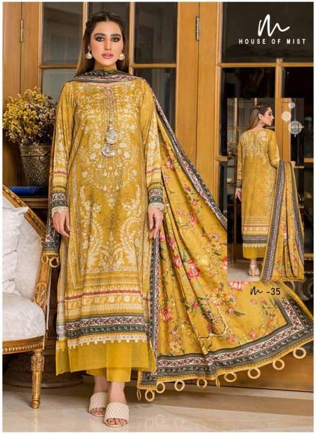 Ghazal Vol 4 By House Of Mist Cotton Pakistani Dress Material Wholesale Price In Surat
