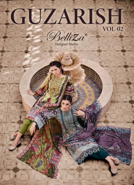 Guzarish Vol 2 By Belliza Pure Cotton Dress Material Wholesale Shop In Surat