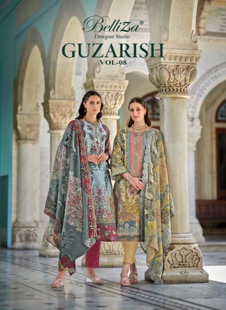 Guzarish Vol 8 By Belliza Pure Cotton Digital Printed Dress Material Wholesalers In Delhi
