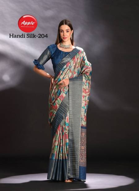 Handi Silk Vol 2 By Apple Digital Printed Silk Sarees Wholesale Clothing Suppliers In India
