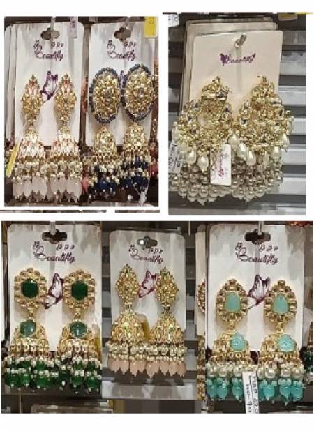Heavy Party Wear Earrings Wholesale Market In Surat