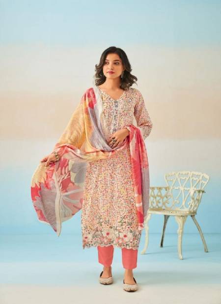 Hiya By Glossy Viscose Muslin Printed Dress Material Wholesale Price In Surat