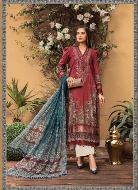 House OF Lawn Maria Latest Festive Wear Heavy Embroidery Pakistani Salwar Kameez Collection