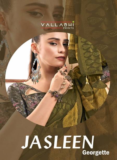 Jasleen By Vallabhi Shimmer Georgette Sarees Wholesale Price In Surat