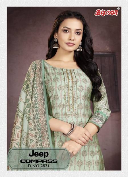 Jeep Compass 2831 By Bipson Roman Silk Printed Printed Dress Material Wholesale Price In Surat	