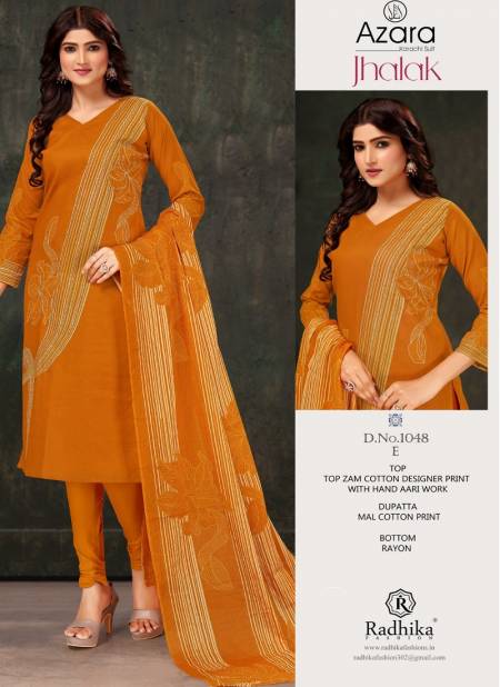 Jhalak By Azara Radhika Cotton Digital Printed Dress Material Wholesalers In Delhi
