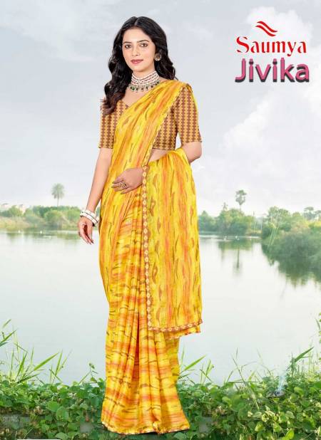 Jivika By Saumya Moss Rimzim Printed Sarees Wholesale Shop In Surat