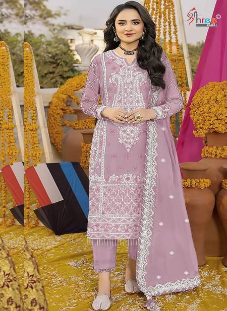 K 5086 colour By Shree Faux Georgette Pakistani Suit Wholesalers In Delhi