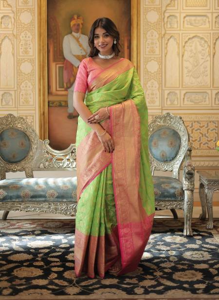 KA 3010 Kanjivaram Silk Designer Sarees Wholesale Clothing Suppliers In India
