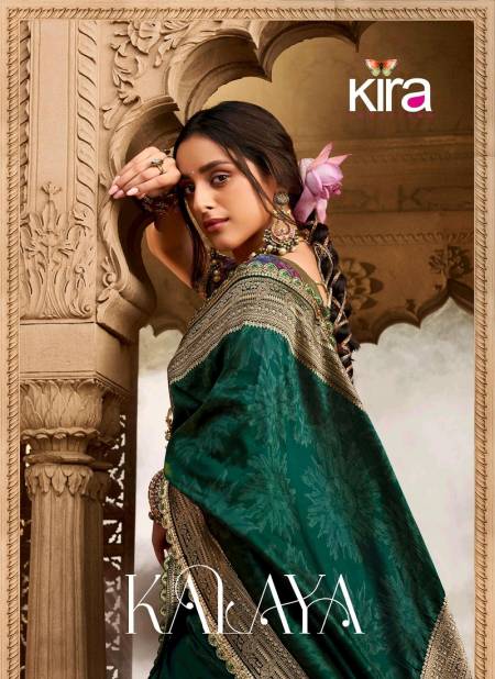 Kalaya Silk By Kira Banarasi Silk Fancy Saree Wholesale In India
