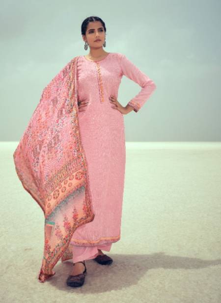 Karma Sahab 4 Maslin Silk With Embroidery Festive Wear Salwar Kameez Collection

