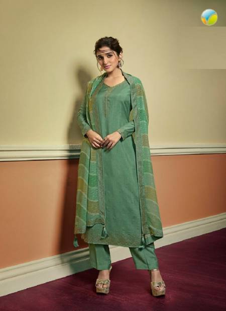 Kaseesh Sitara By Vinaya Dola Silk Designer Salwar Suits Wholesale Shop In Surat
