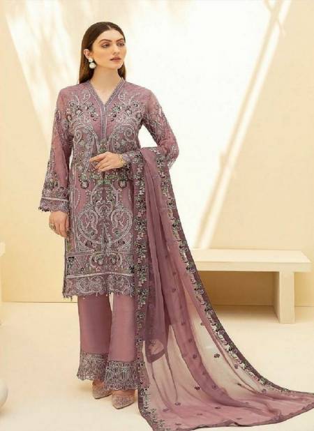 Kb Super Hit 541 Heavy Festive Wear Georgette Embroidery Pakistani Salwar Kameez Collection