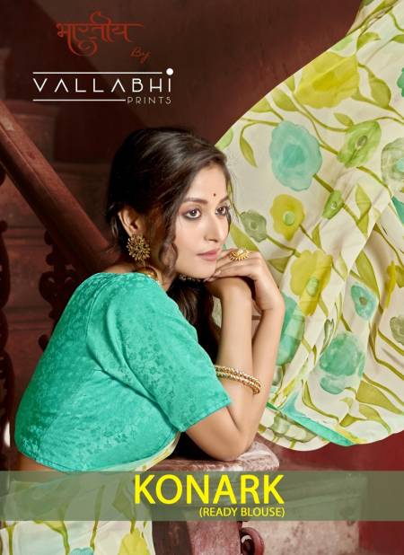 Konark By Vallabhi Printed Georgette Daily Wear Sarees Wholesale Price In Surat