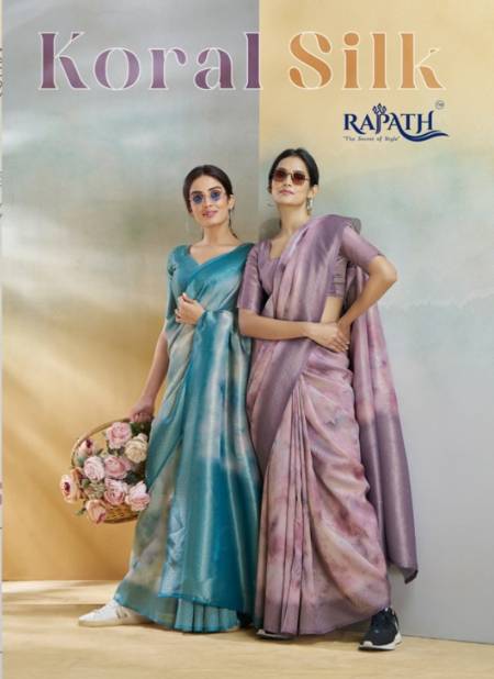 Koral Silk By Rajpath Casual Wear Saree Wholesalers In India