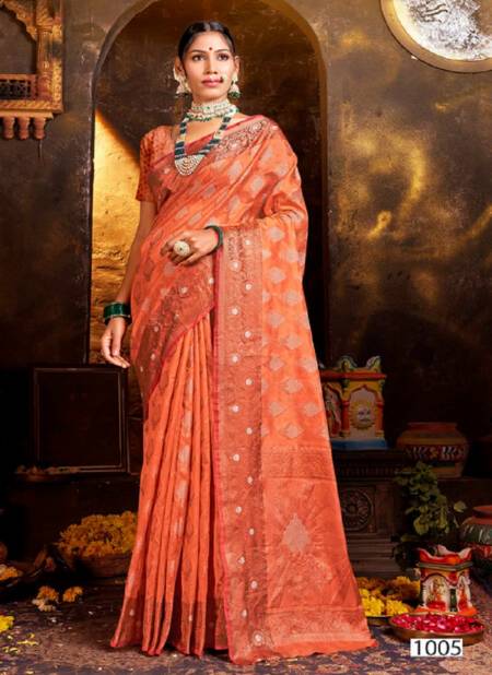 Kundan 3 By Saroj 1001 To 1006 Designer Saree Wholesale Clothing Distributors In India
