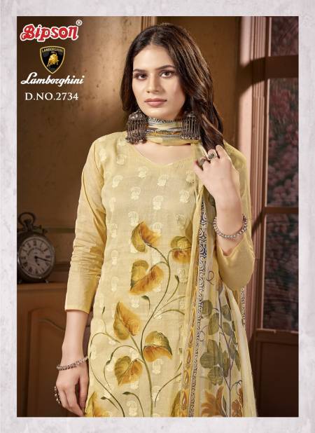 Lamborgini 2734 By Bipson Printed Cotton Non Catalog Dress Material Wholesale Online
