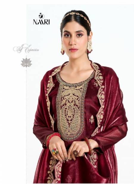 Maanvi By Naari Burberry Silk Designer Salwar Kameez Wholesale Price In Surat