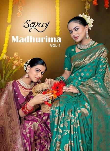 Madhurima Vol 1 By Saroj Soft Silk Wedding Sarees Wholesalers In Delhi
