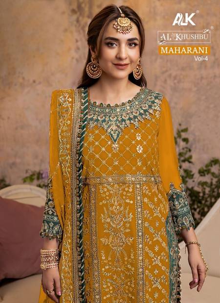 Maharani Vol 4 5082 A To D By Al Khushbu Wedding Bridal Wear Pakistani Suits Wholesale Online
