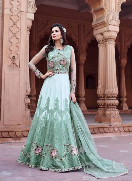 Majestic 1621 By Bela Soft Premium Net Wedding Wear Plus Size Gown Wholesale Shop In Surat