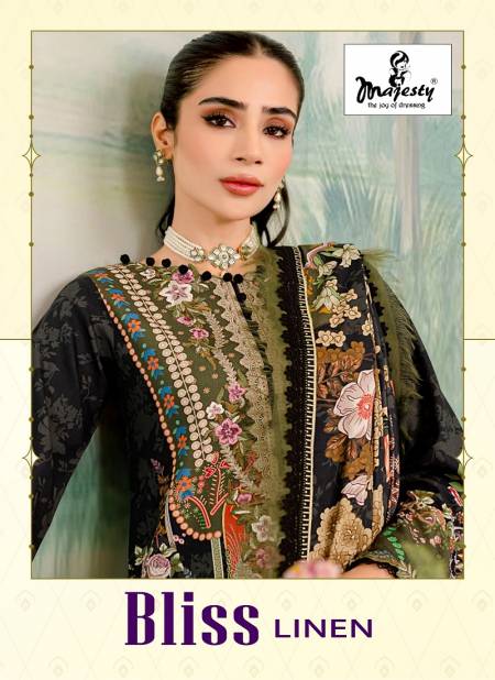 Majesty Bliss line Luxury lawn Cambric Cotton Pakistani Suits Wholesale Shop In Surat