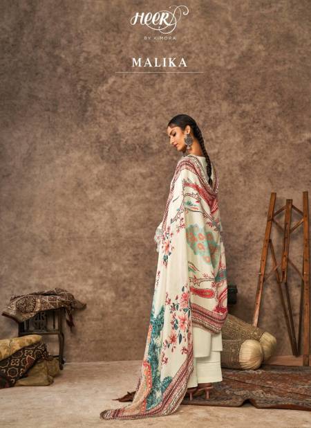 Malika By Kimora Muslin Digital Printed Embroidery Salwar Suits Wholesalers In Delhi
