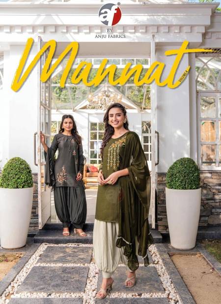Mannat Vol 4 By Af Designer Readymade Suits Wholesale Clothing Suppliers In India