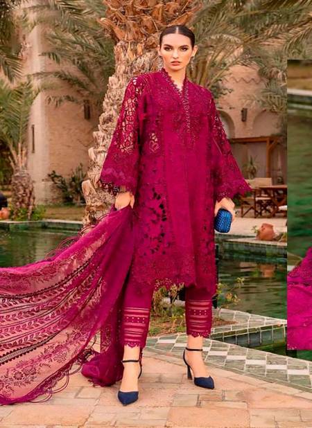Maria B Colour Vol 1 By Florent Embroidery Cotton Pakistani Suits Wholesale Shop In Surat