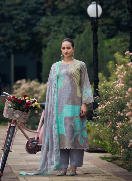 Maritza By Prm Fancy Work Printed Lawn Cotton Dress Material Wholesale Market In Surat