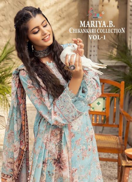 Mariya B Chikankari Vol 1 By Shree Cotton Pakistani Suits Wholesale Shop In Surat
