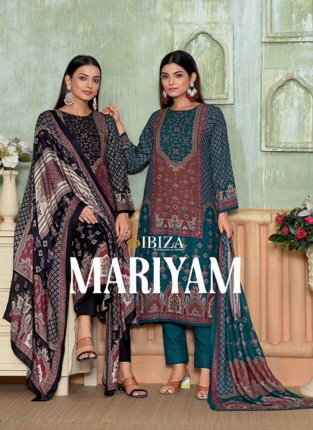 Mariyam By Ibiza Viscose Pashmina Printed Salwar Suits Wholesalers In india
